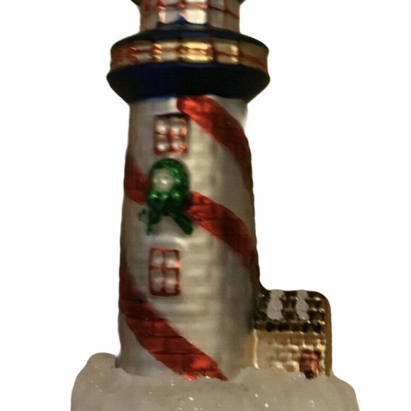 New Christmas Tree Glass Painted Ornament, Holiday - Picture 3 of 5